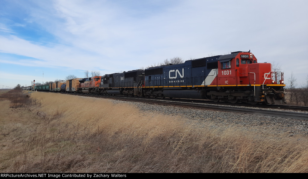 IC 1031 1003 BNSF 8525